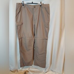 RedHead Men's Khaki Convertible Lightweight Hiking Cargo Pants 38x32